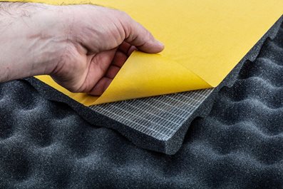 The pattern of the soundproof panel of polyurethane foam The pattern of the soundproof panel of polyurethane foam